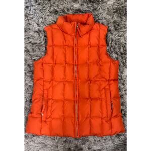 GAP Down Vest Women Small Quilted‎ Puffer Full Zip Classic Outdoor Colorful